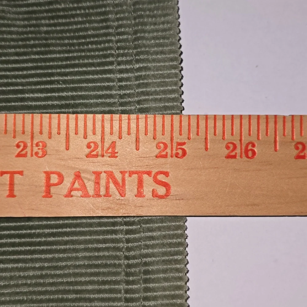 VTG Baxter & Wells Cotton Green Corduroy Fall Vest Womens Size Large - Picture 14 of 14